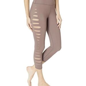 ALO Yoga Taupe Cut-Out Leggings